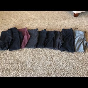 Lulu and Athleta leggings and joggers